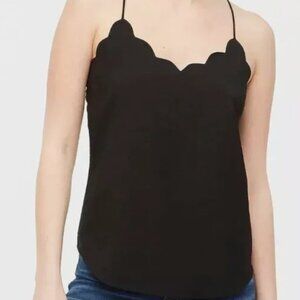 J. Crew Scalloped Tank Top